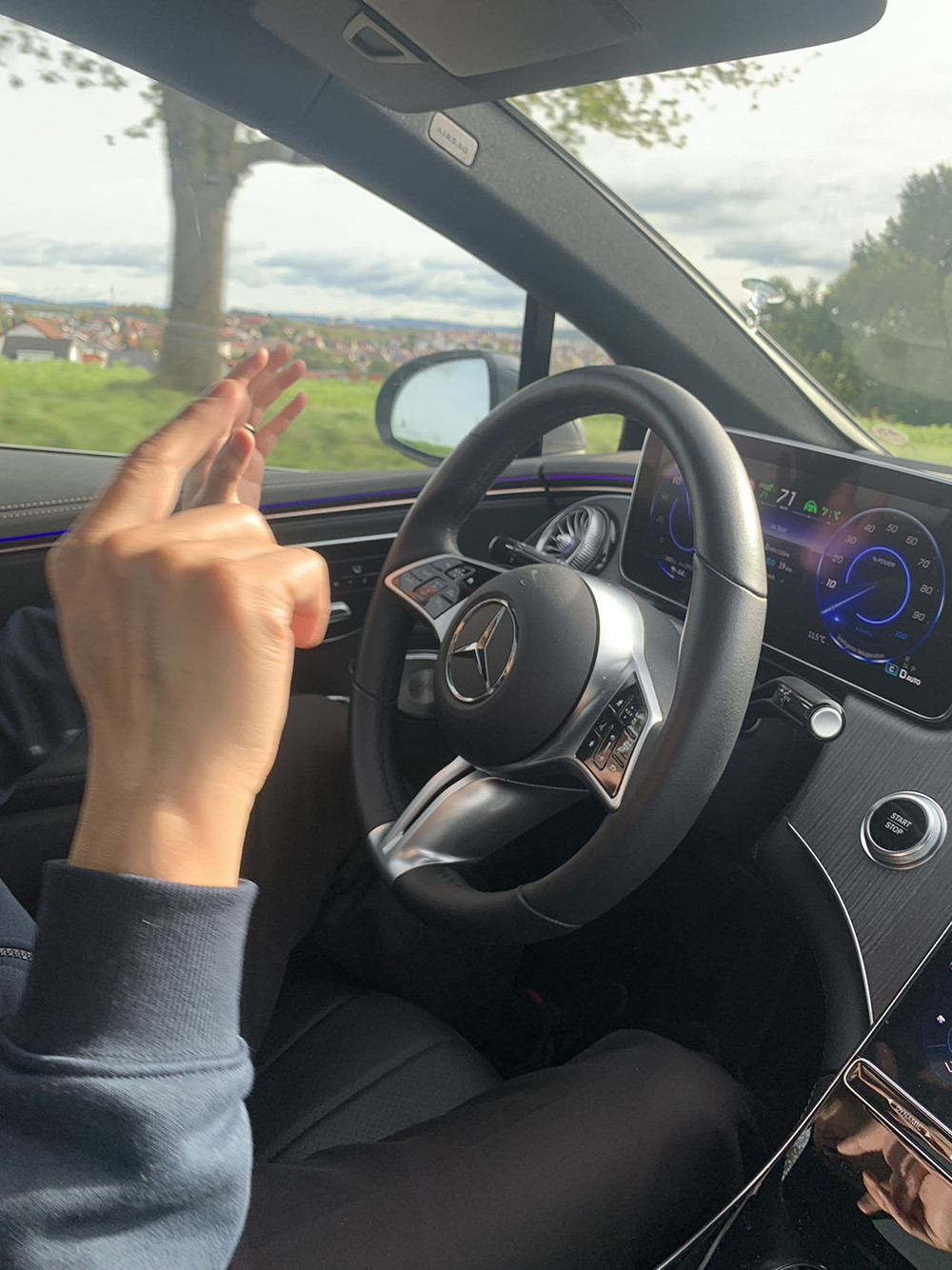 Test drive Mercedes-Benz EQE in Germany